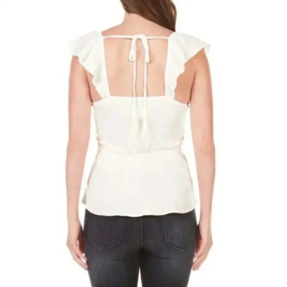 Moa Moa Ruffle Button Down Blouse - Picture 7 of 7